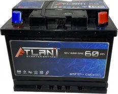 ATLANT Аккумулятор 60 А/ч Прям. 500A L2