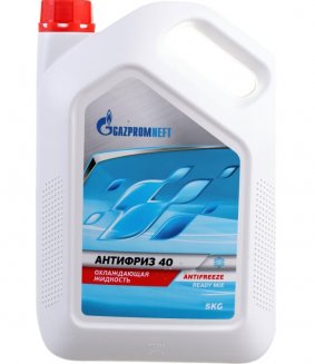 Gazpromneft Жидкость охлаждающая Антифриз 40 5кг (красный)