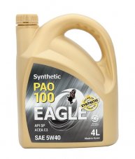 EAGLE PAO-100 Synthetic 5W-40 API SP 4л Масло моторное EKO00000032