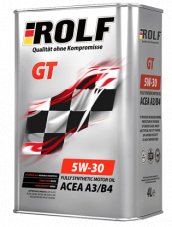 ROLF GT SAE 5W-30 ACEA A3/B4 (синт) 4л (метал) Масло моторное