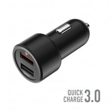 OLMIO 038718 Автомобильное ЗУ 2USB 30W 5.4A QuickCharge 3.0