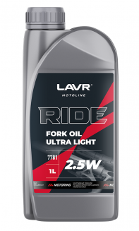 LAVR 7781 МОТО Вилочное масло RIDE Fork Oil 2,5W П/С 1л