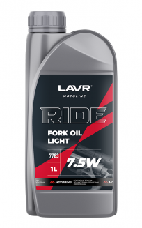 LAVR 7783 МОТО Вилочное масло RIDE Fork Oil 7,5W П/С 1л