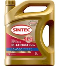 АКЦИЯ!!! SINTEC PLATINUM 7000 5W-30 C3 SP 5л Масло моторное