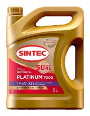 АКЦИЯ!!! SINTEC PLATINUM 7000 5W-30 GF-6A SP 5л Масло моторное