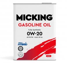 Micking Gasoline Oil MG1 0W-20 API SP/RC 4л Масло моторное M2117
