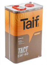 TAIF TACT 5W-40 SL/CF A3/B4 4л Масло моторное