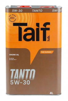 TAIF TANTO 5W-30 SN GF-5 (PAO) 4л Масло моторное
