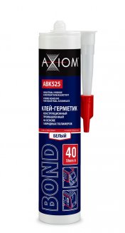 AXIOM ABK525 Клей-герметик шовный Белый туба 280мл на основе гибридных полимеров
