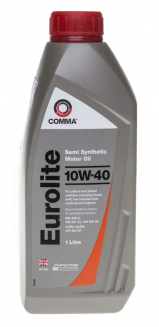 COMMA EUROLITE 10W40 ACEA A3/B4 API SN/CF 1л Масло моторное