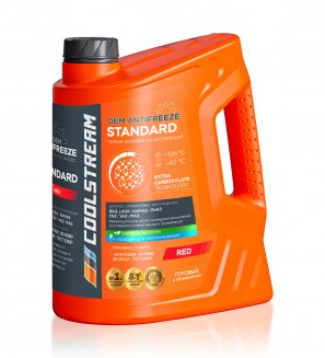 CoolStream Standart 40 RED 5кг Антифриз (красный)