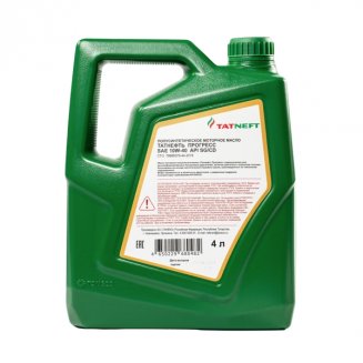TATNEFT Прогресс 10W-40 4л Масло моторное