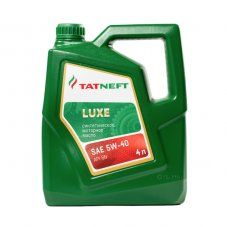 TATNEFT LUXE 5W-40 4л Масло моторное