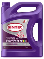 АКЦИЯ!!! SINTEC Антифриз MULTIFREEZE -40 Violet 5кг
