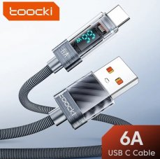Toocki Кабель с разъемами USB / USB Type-C 66Вт 6A