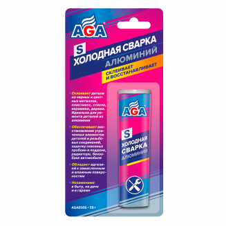 AGA Холодная сварка Алюминий S5 85г AGA856S