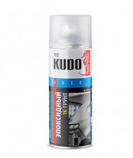 KUDO KU-2403 Грунт эпоксидный 1K EPOXY 520мл Бысросохнущий профессиональный аэрозоль