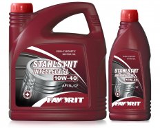 АКЦИЯ!!! Favorit STAHLSYNT Intellect SL 10W-40 4л+1л Масло моторное