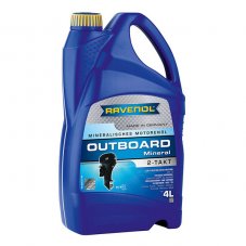 RAVENOL Outboard 2T Mineral 4л Моторное масло для 2Т лодочных моторов