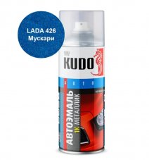 KUDO KU-41426 Эмаль автомобильная металлизированная "Мускари" 426 520мл