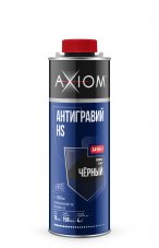 AXIOM A4196-1 Антигравий HS 1K Черный 1л Профессиональный под пистолет