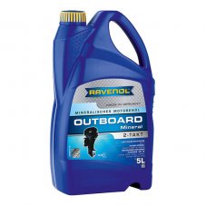 RAVENOL Outboard 2T Mineral 5л Моторное масло для 2Т лодочных моторов