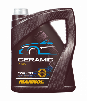 MANNOL 7720 Ceramic 5W-30 PAO C3 SN Plus 5л Масло моторное