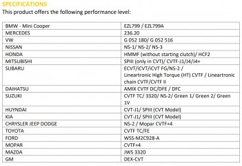 BARDAHL XTG CVT 1л Трансмиссионное масло 36501