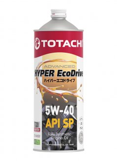 TOTACHI Hyper Ecodrive 5W-40 SP/SN Plus 1л Fully Synthetic Масло моторное