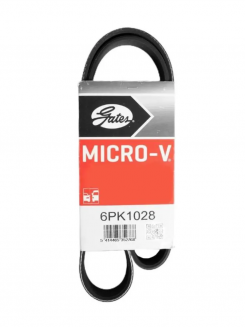 GATES 6PK1028 Поликлиновой ремень привода вспомогательных агрегатов Volkswagen Golf, AUDI A3, SKODA