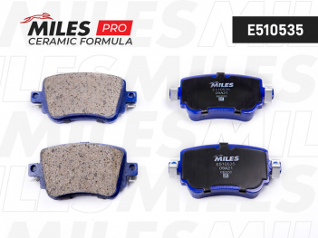 MILES E510535 Колодки тормозные задние (PN 0624) Ceramic