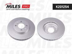 MILES PRO Series K201254 К-кт тормозных дисков перед (KIA RIO 2011-17г)
