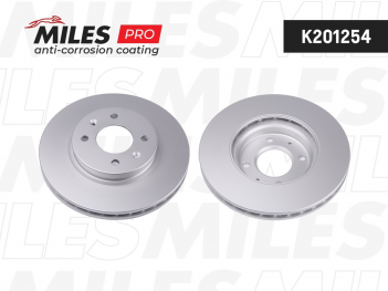 MILES PRO Series K201254 К-кт тормозных дисков перед (KIA RIO 2011-17г)