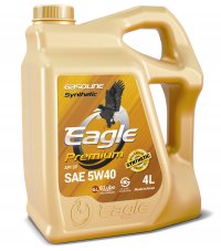 EAGLE PREMIUM Gasoline 5W40 100% Synthetic API SP 4л Масло моторное EKO00000245