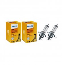 Комплект Philips Premium Vision H4 +30% 2шт Лампы автомобильные 60-55w 12v 12342PRC1