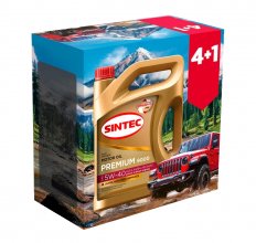 АКЦИЯ 4л+1л!!! SINTEC PREMIUM 9000 5W-40 ACEA A3/B4 Масло моторное