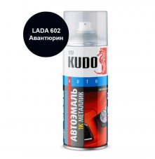 KUDO KU-41602 Эмаль автомобильная металлизированная "Авантюрин 602" 520мл