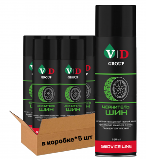 VD GROUP Чернитель шин 650мл VD-0078 (Комплект 5шт)