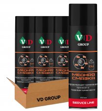 VD GROUP Смазка МЕДНАЯ 650мл VD-0058 (Комплект 3шт)