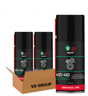 VD GROUP Многоцелевая смазка VD-40 210мл VD-0040 (Комплект 2шт)