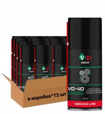 VD GROUP Многоцелевая смазка VD-40 210мл VD-0040 (Комплект 12шт)