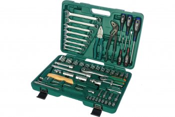 JONNESWAY Набор инструмента 77 предмета 1/4", 1/2"DR S04H52477S 047567