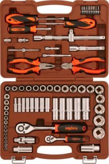 OMBRA Набор инструмента универсальный 69 предметов 1/4, 1/2" DR OMT69S 055004