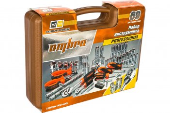 OMBRA Набор инструмента универсальный 69 предметов 1/4, 1/2" DR OMT69S 055004